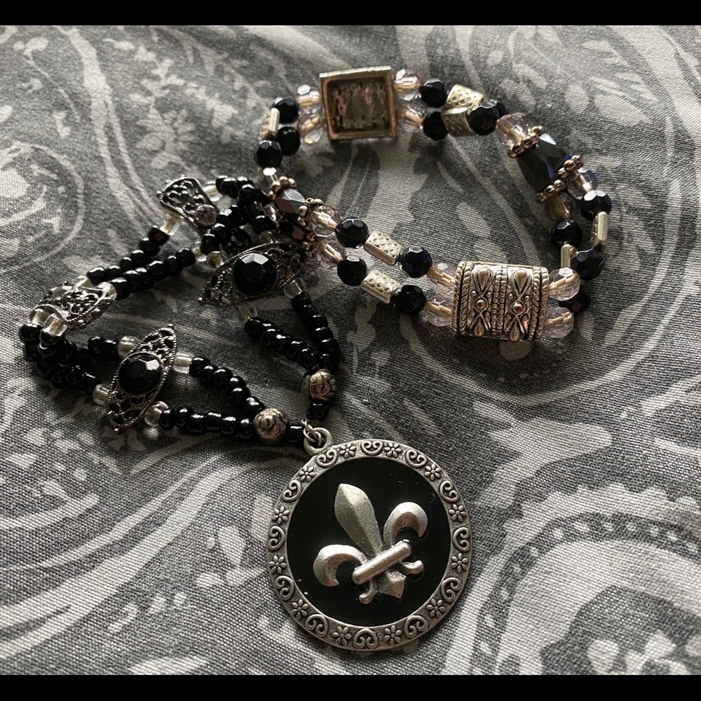 Handmade beaded bracelet bundle